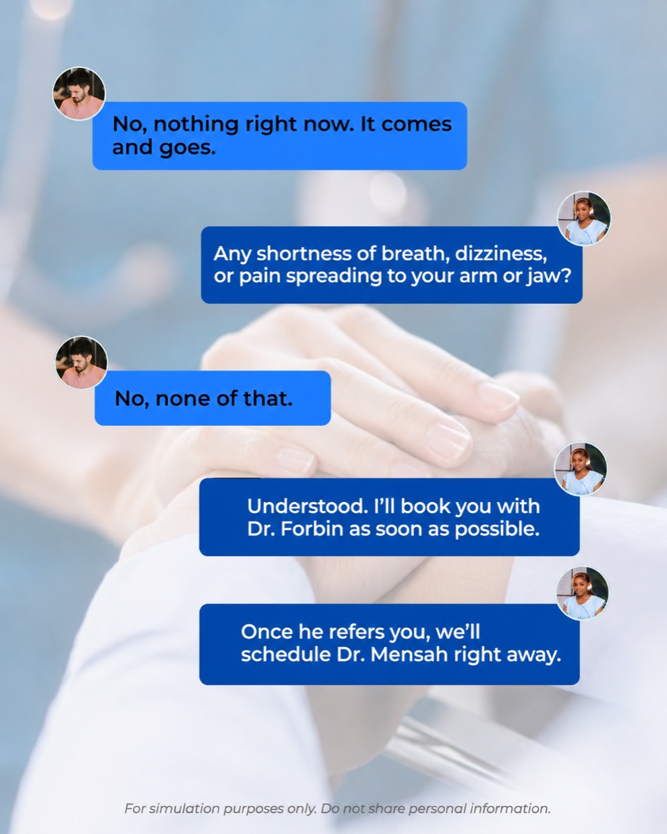 Practicum simulation: patient-provider chat exchange, part 3