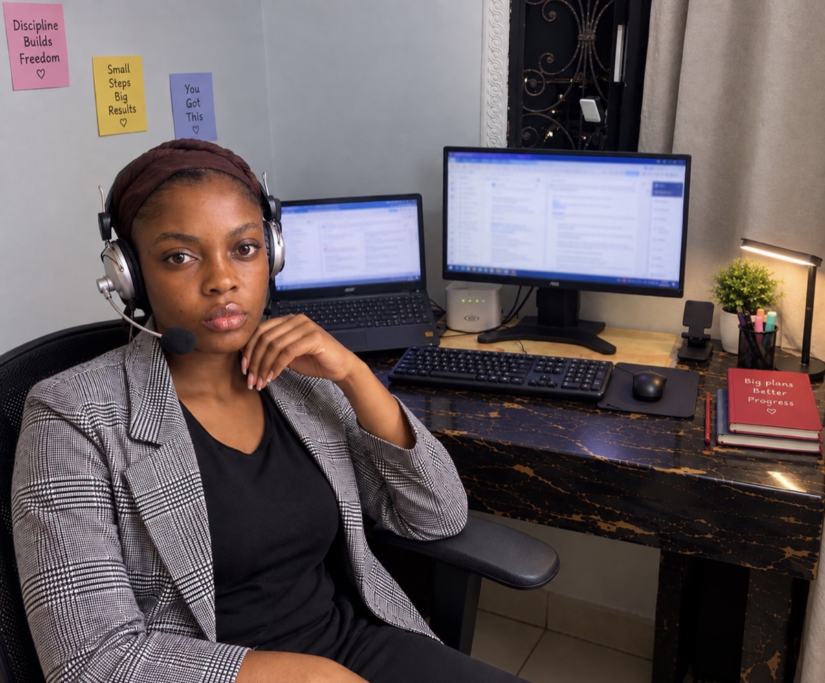 Aziseh Blessing Kimase, Registered Nurse and Medical Virtual Assistant, professional photo